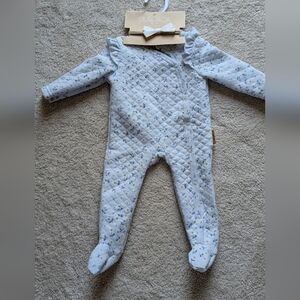 Onesie With Bow Size 3m - Nwt